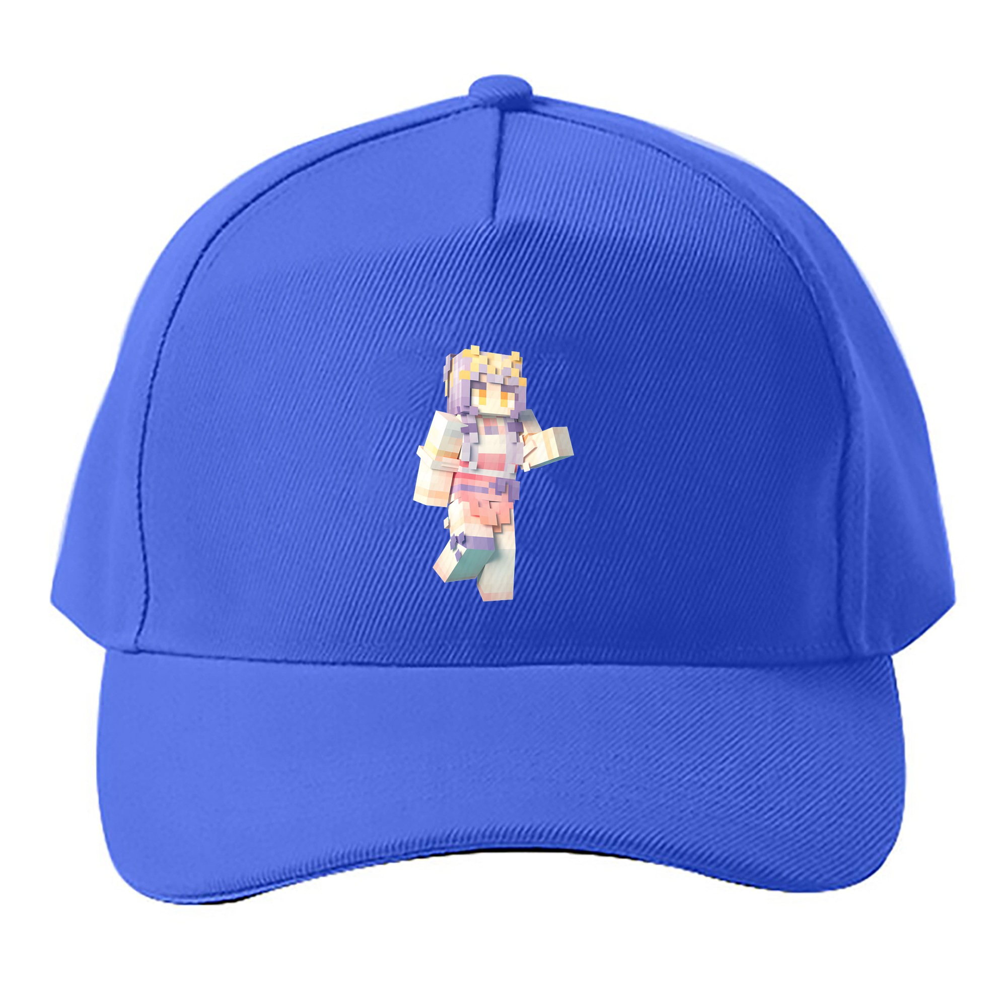 （画像用） マインクラフト ブロックの世界 Minecraft MC Block world ベースボールキャップ 綿100％ 男女兼用 帽子 スポーツ